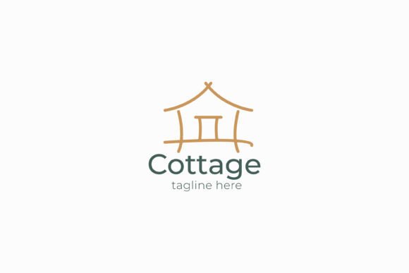 Cottage Logo for Travel Resort Holiday Graphics