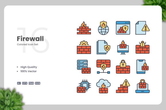 Firewall Color Icons Review for Embroidery Projects