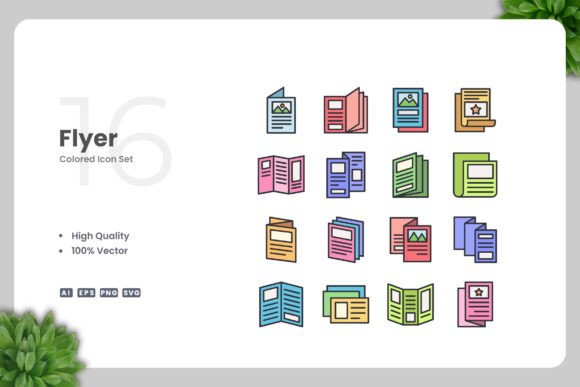 Flyer Color Icons Review for Embroidery Projects
