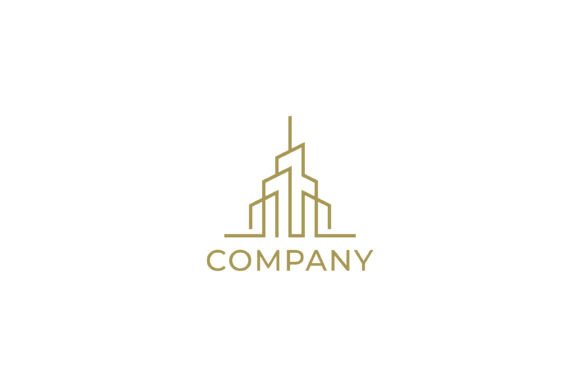 Skyscraper Logo Modern Elegant Property for Graphic Design